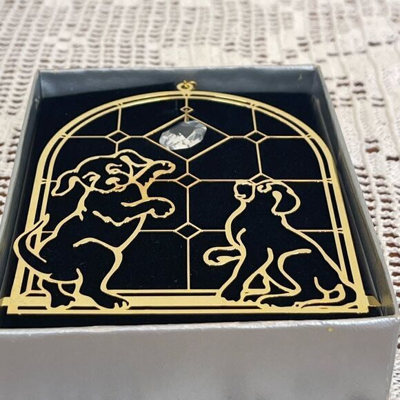 Vintage AURALIM 24k gold plated Christmas tree ornament || Christmas decoration - Picture 8 of 9